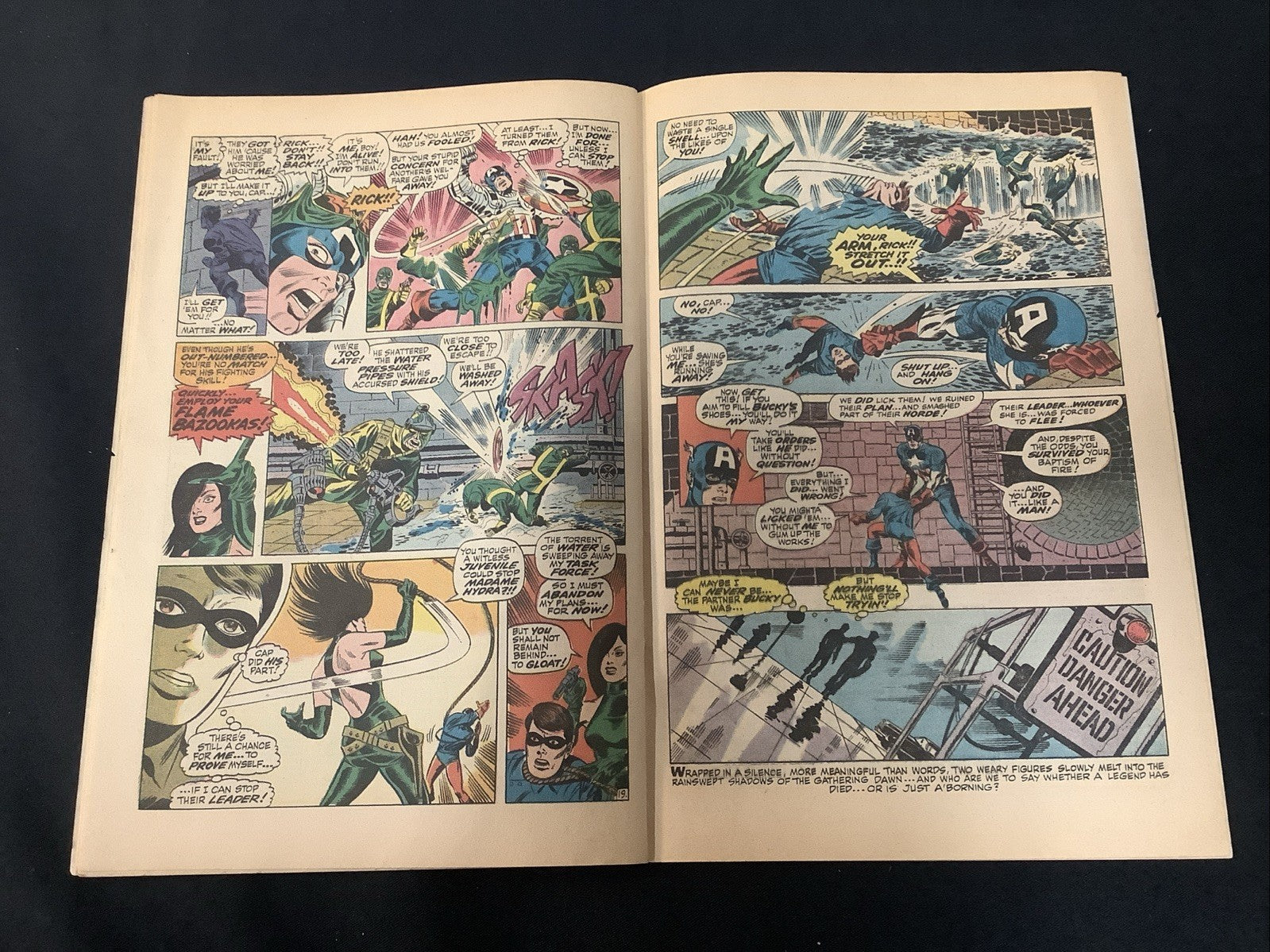 Captain America #110 (Marvel Comics Feb 1969) F- (5.5) Jim Steranko, Vs The Hulk