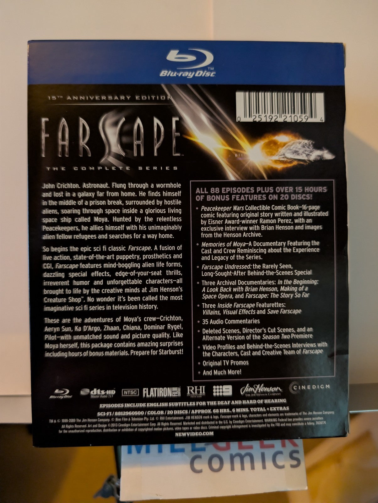 Farscape, The Complete Series, 15th Anniversary Edition (Blu-Ray) -JD