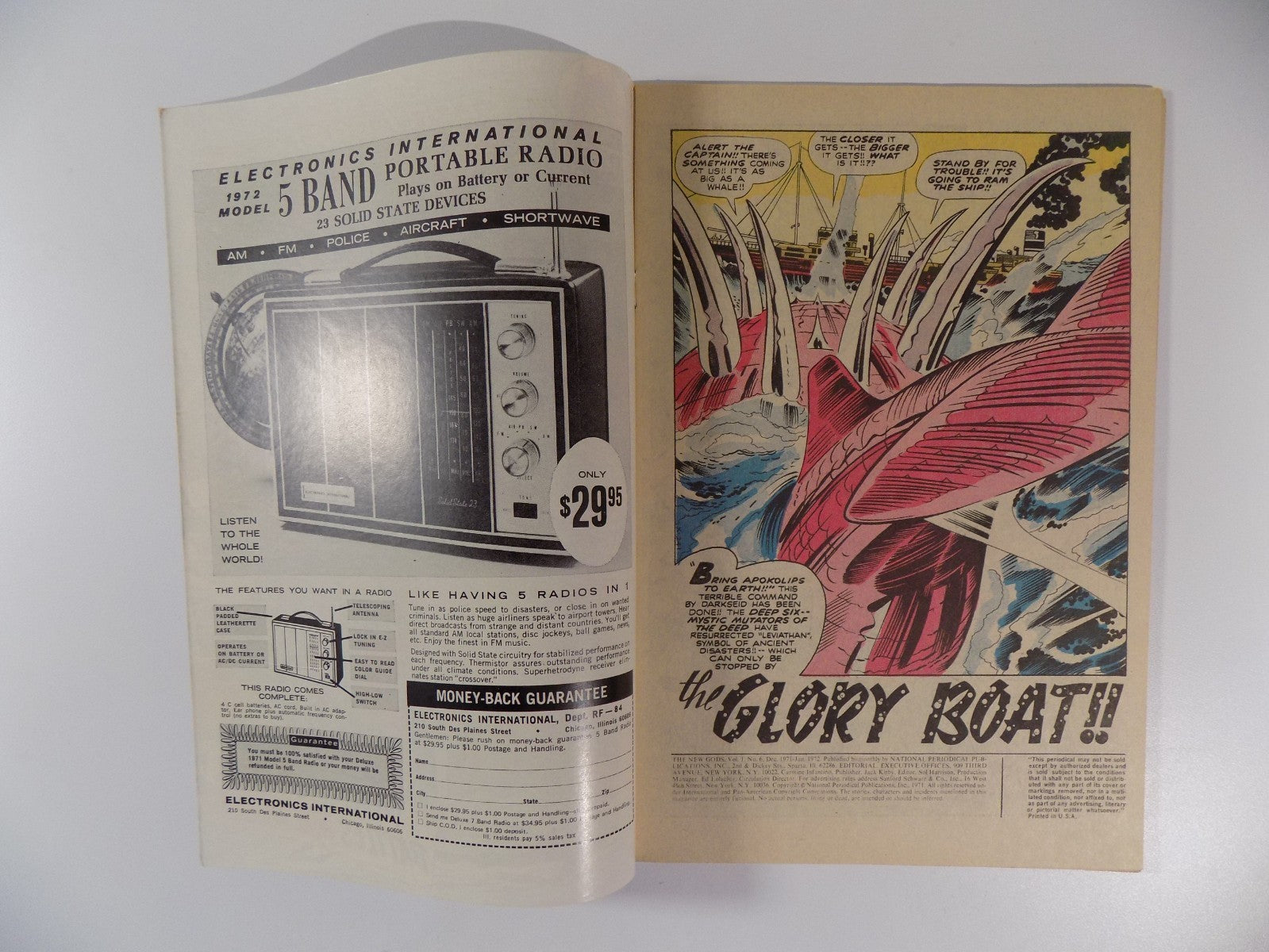 New Gods #6 DC Comic January 1972 Very Fine+