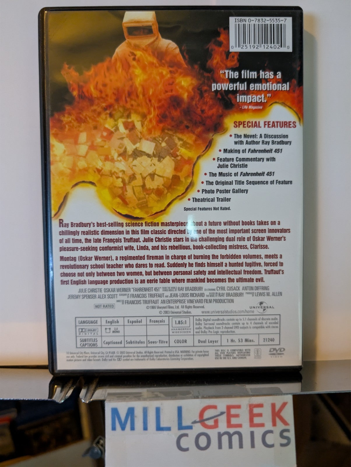 Fahrenheit 451 / Lost Treasure of the Grand Canyon / Sci-Fi Double Set (DVD) -JD