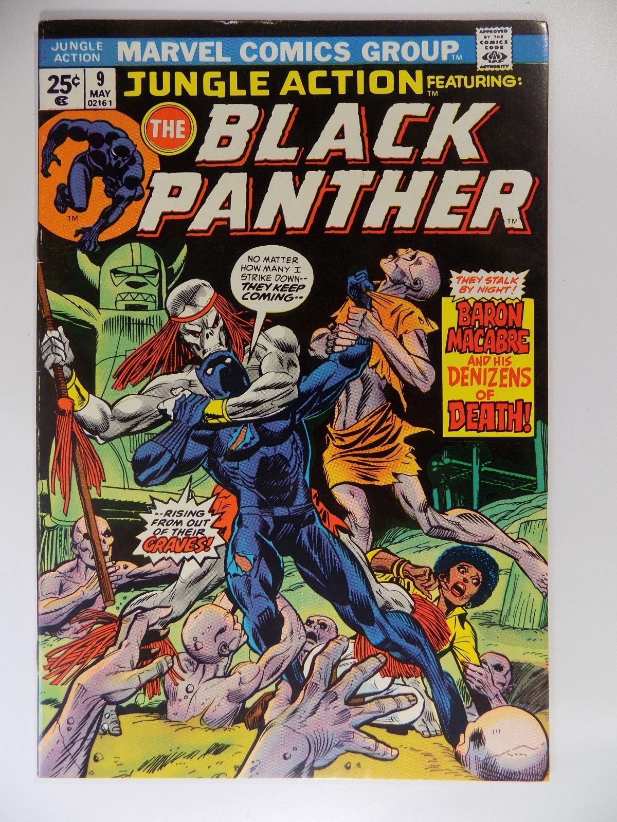 Jungle Action #9 Marvel Comic May 1974 Very Fine+