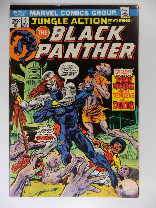 Jungle Action #9 Marvel Comic May 1974 Very Fine+
