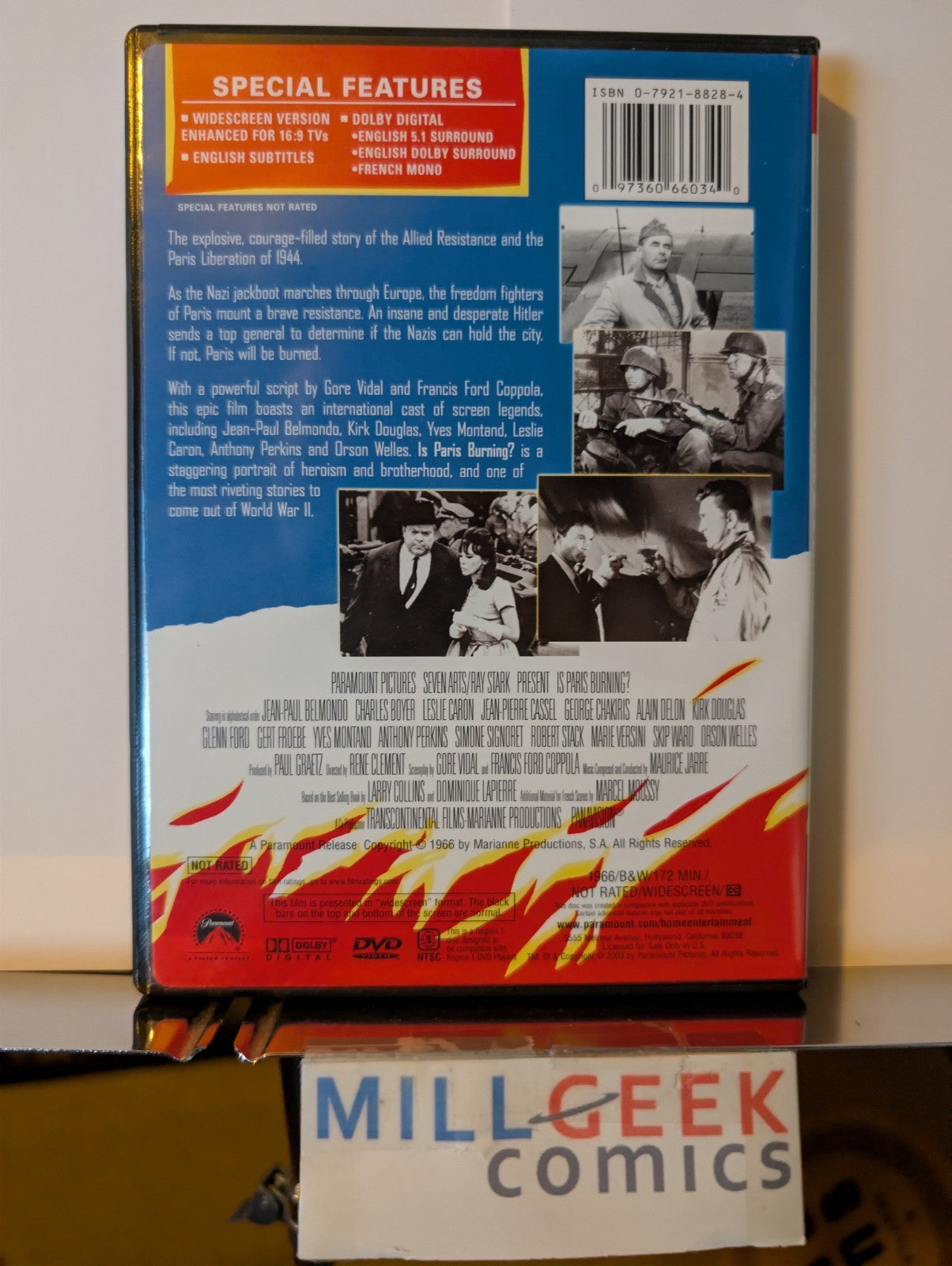 Is Paris Burning? / The Devil's Brigade / Anzio, 3 Movie lot (DVD) -JD