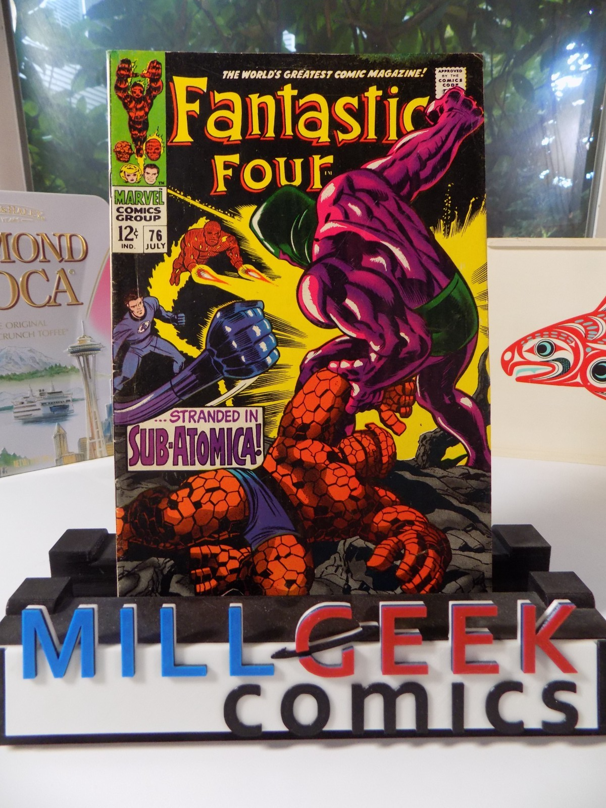 Fantastic Four #76 Marvel Comic July 1968 Fine+