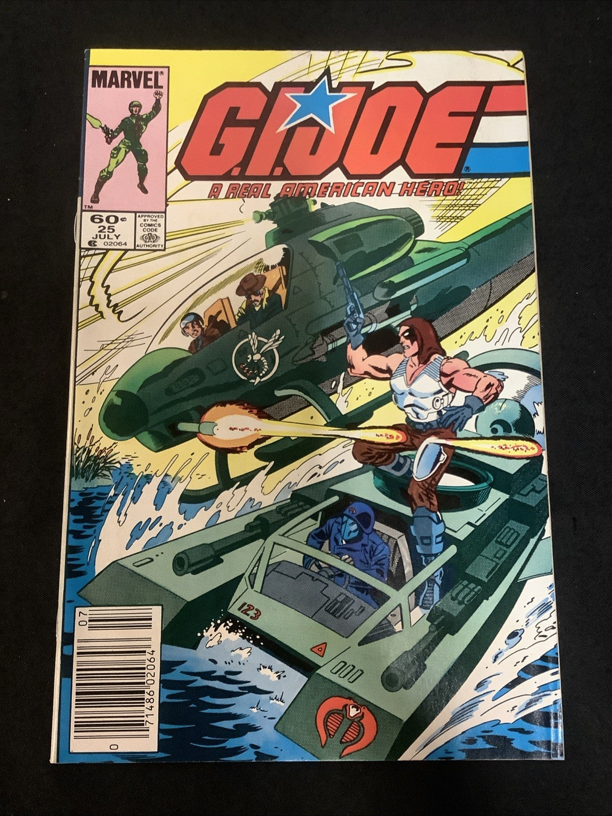 GI Joe A Real American Hero #25 (1984) VF (8.0) Newsstand, 1st Full App Zartan