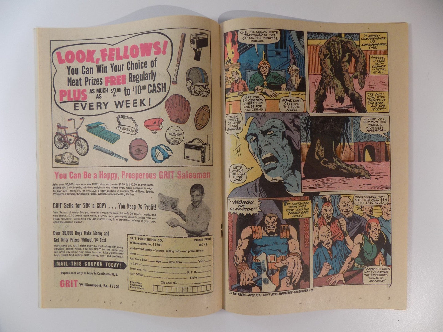 Adventure Into Fear #14 Man-Thing Marvel Comic June 1973 Very Fine/Near Mint