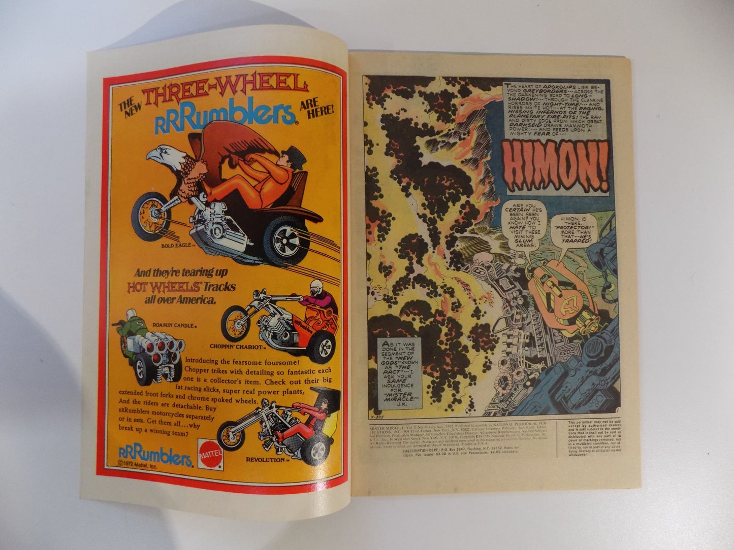 Mister Miracle #9 DC Comic August 1972 Near Mint-