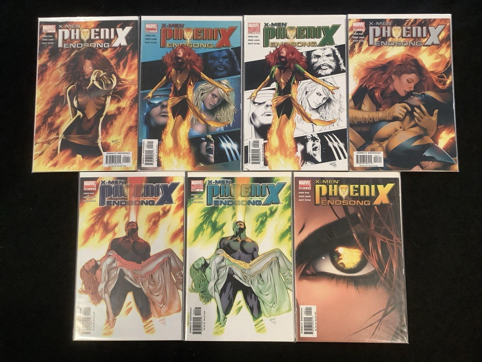 X-Men: Phoenix Endsong #1-5 + Variants Complete Comic Set, Marvel, Greg Pak