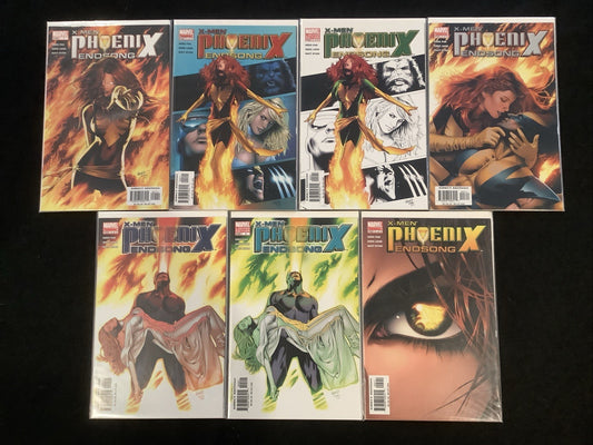 X-Men: Phoenix Endsong #1-5 + Variants Complete Comic Set, Marvel, Greg Pak