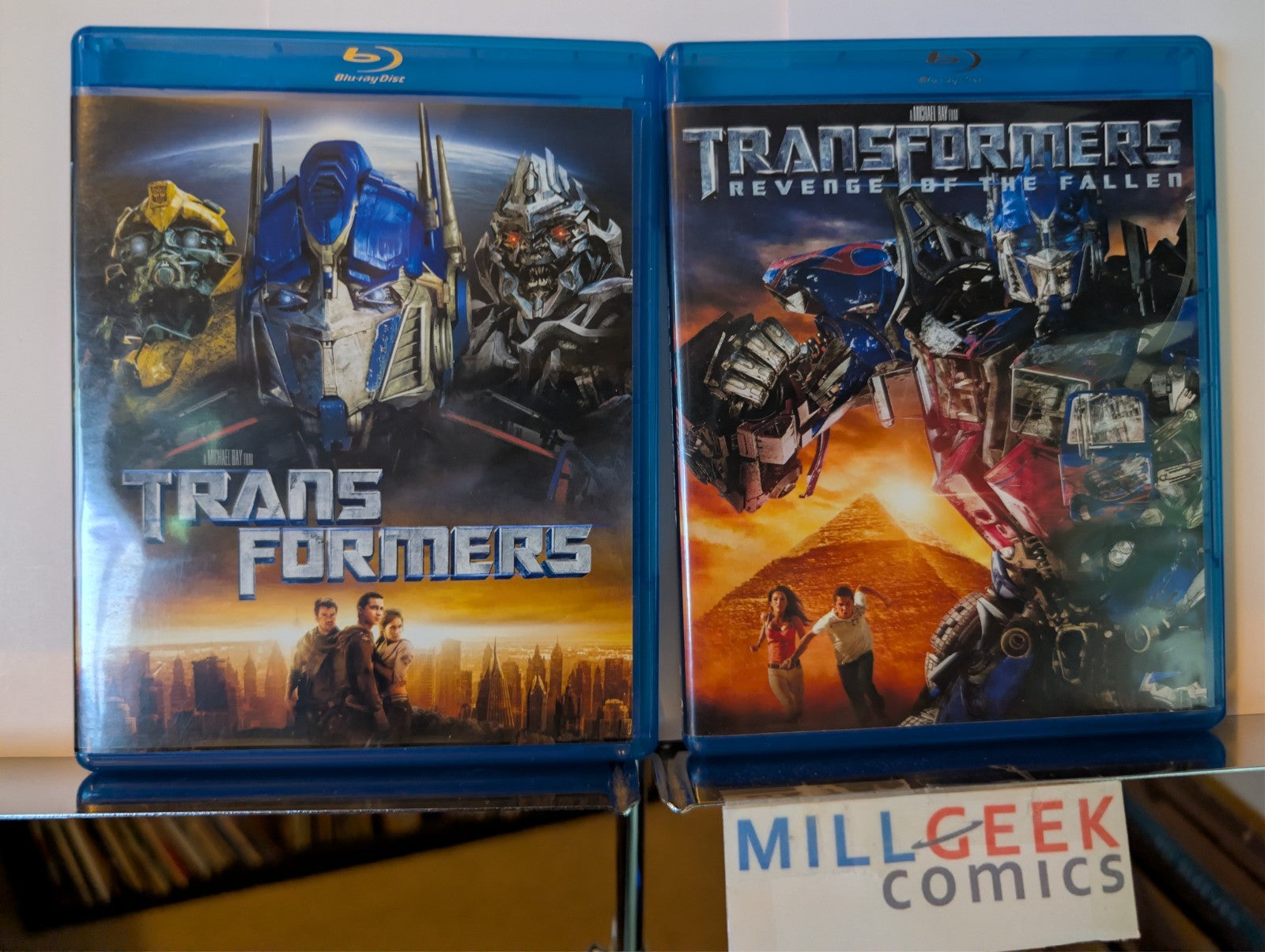 Transformers / Transformers: Revenge of the Fallen, 2 Sci-Fi Movies (Blu-Ray)-JD