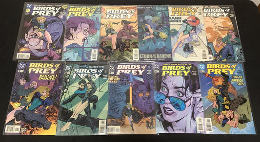 Birds Of Prey (vol.1) #1-11 Comic Lot, DC  1999, Oracle, Black Canary, Nightwing