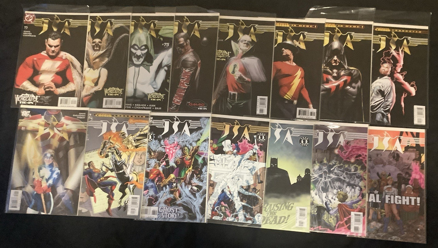 Justice Society Comic Bundle: See Photos And Description, 58 Comic Books Total