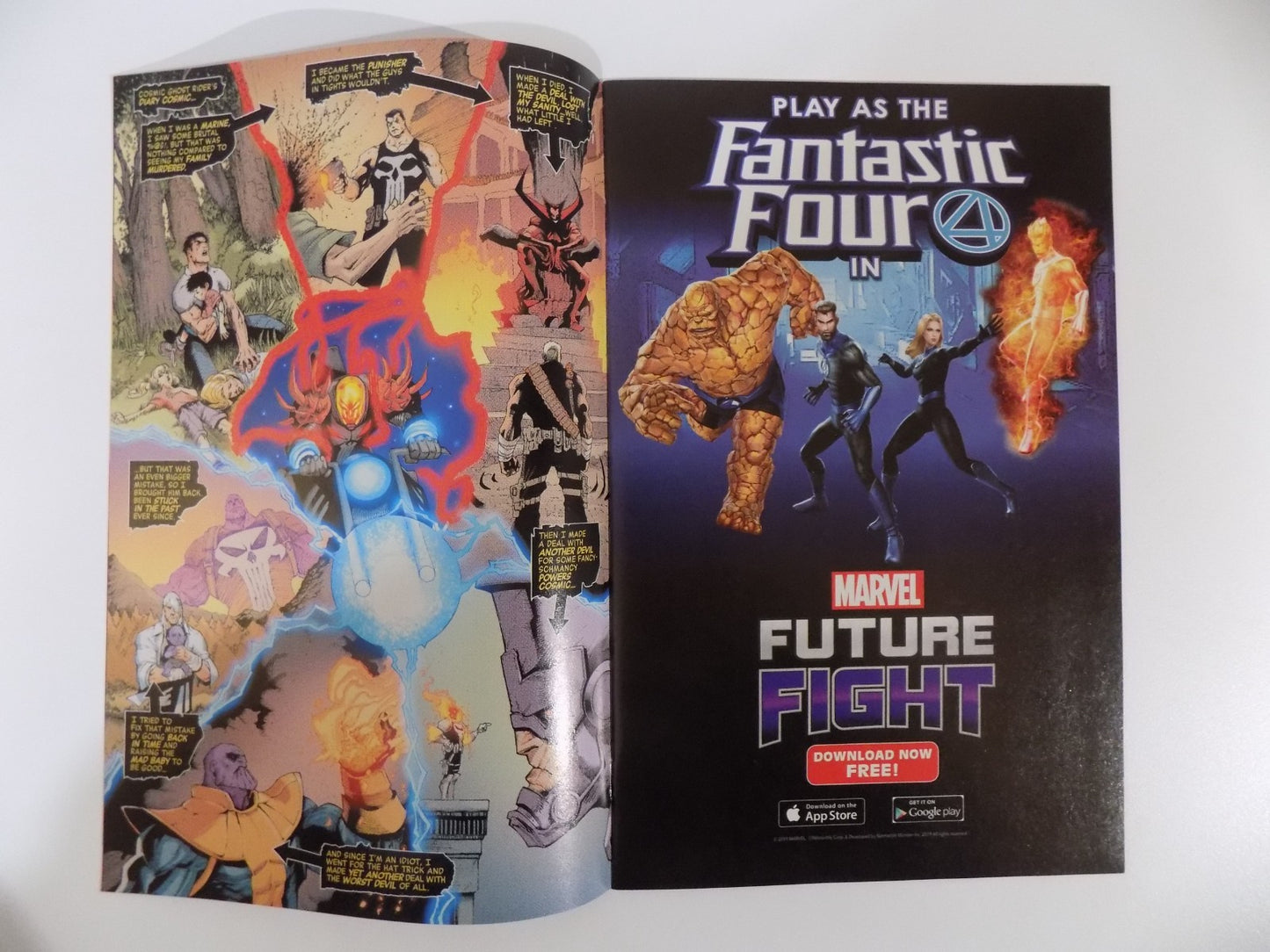 Cosmic Ghost Rider Destroys Marvel History #1 Opena 1:50 Variant Near Mint-