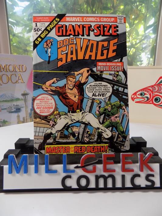 Giant-Size Doc Savage #1 Marvel Comic 1975 Very Fine-