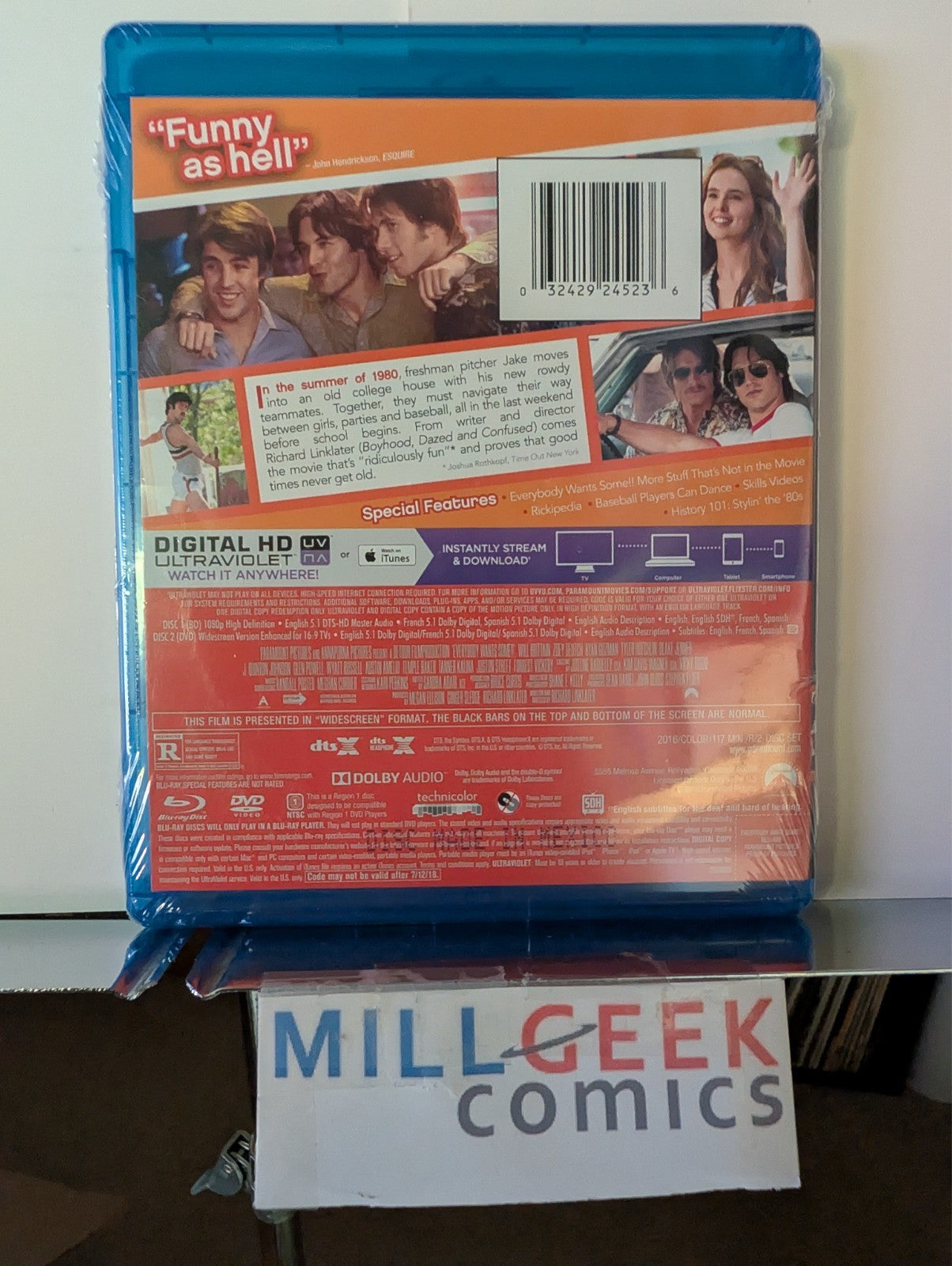 High Road / Everybody Wants Some!! / Pineapple Express, 3 Movie Set (Blu-ray)-JD