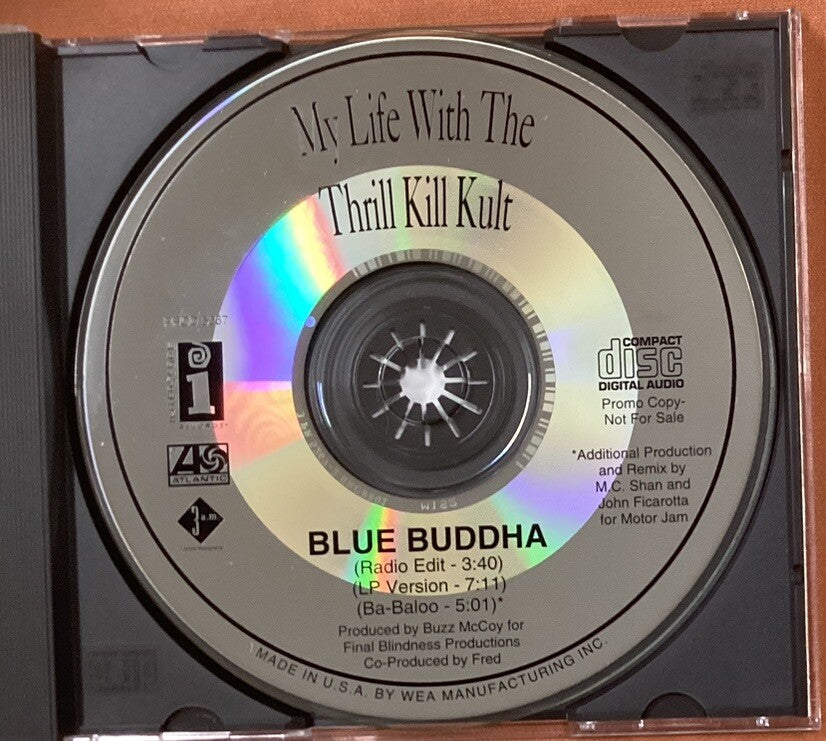 My Life With The Thrill Kill Kult-Blue Buddha PROMO CDS-3TRK SINGLE-Like New -JD