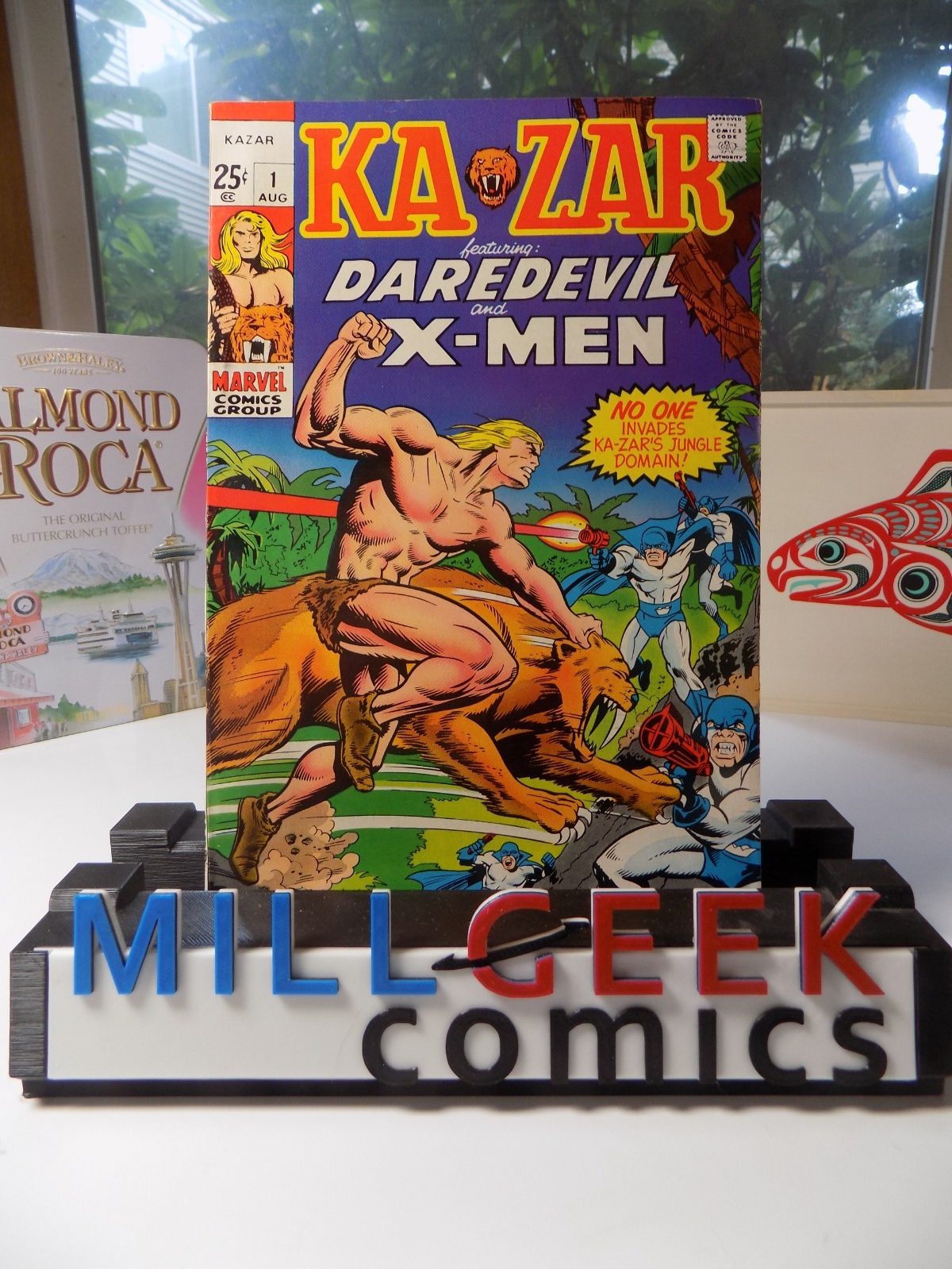 Kazar #1 Marvel Comic August 1970 Fine+