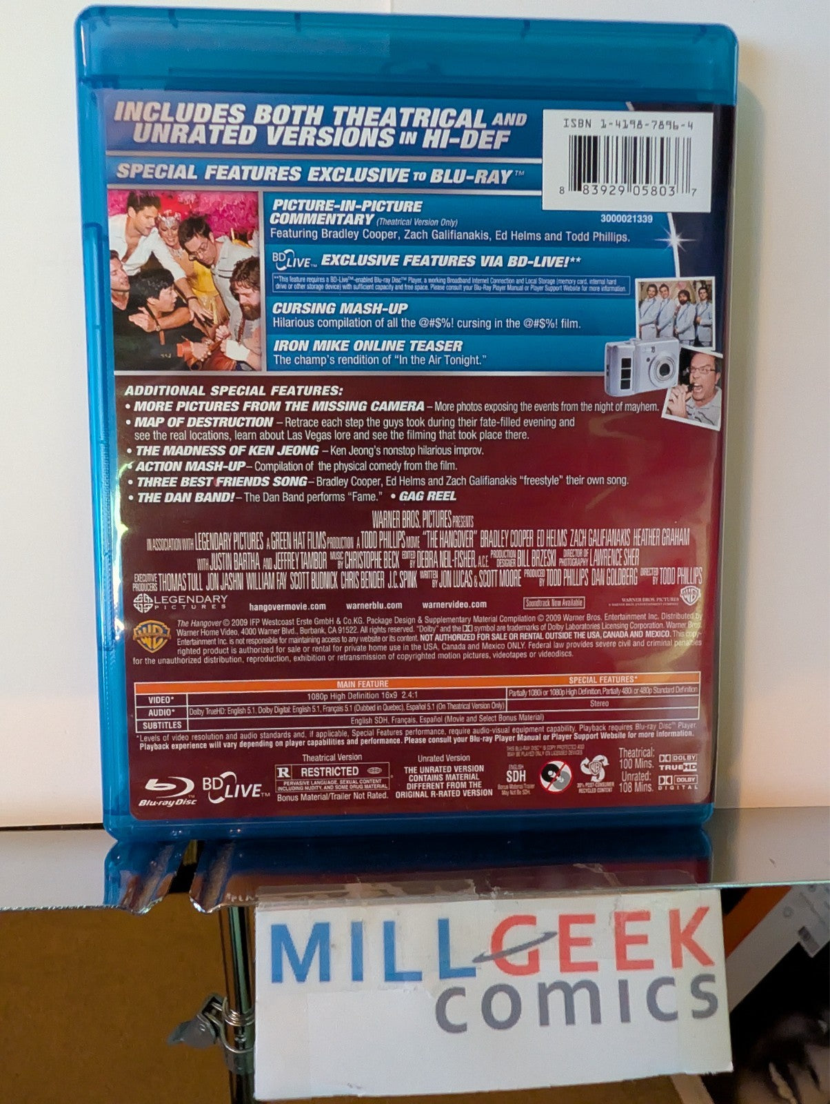 The Hangover, The Hangover Part II, The Hangover Part III (Blu-ray) -JD
