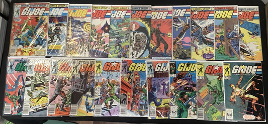 GI Joe #1-41 + Yearbook #1 Comic Lot, Larry Hama, Mid Grade Reader Run, Marvel