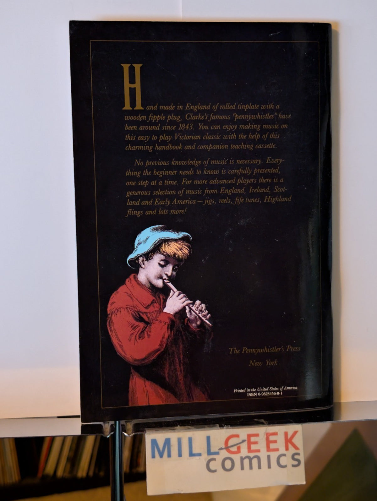 The Clarke Tin Whistle / Mel Bay's Deluxe Tinwhistle Songbook (1990 TPB) -JD