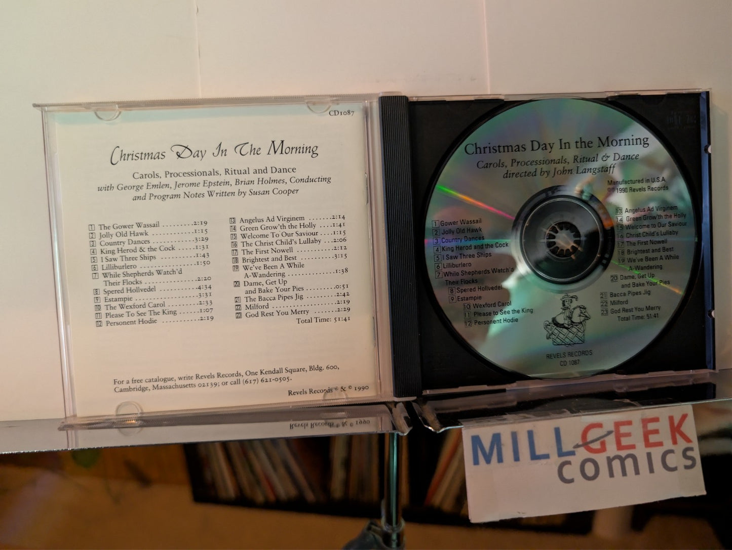 2 Christmas Albums (John Langstaff & Chanticleer) -JD
