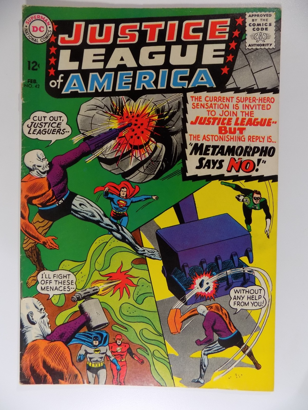 Justice League of America #42 DC Comic February 1966 Fine+