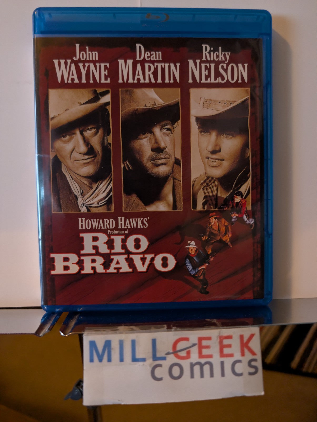 Rio Bravo / The War Wagon, John Wayne 2 Movie Set (Blu-ray) -JD
