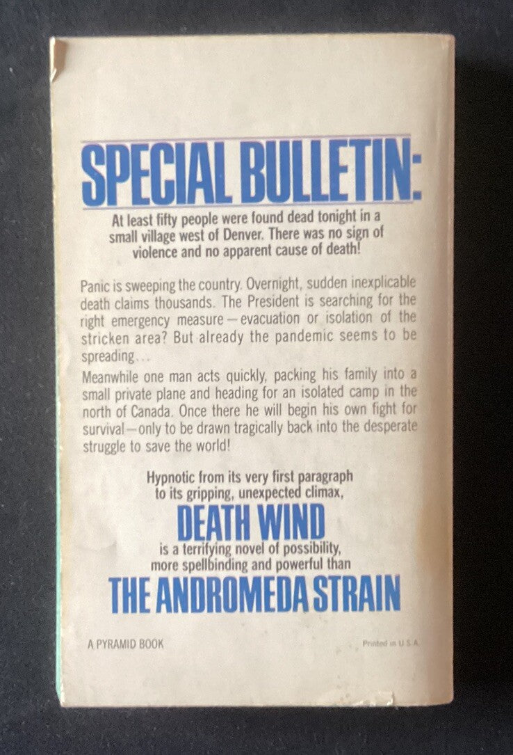 Death Wind  (1st THUS) by William C. Heine -JD