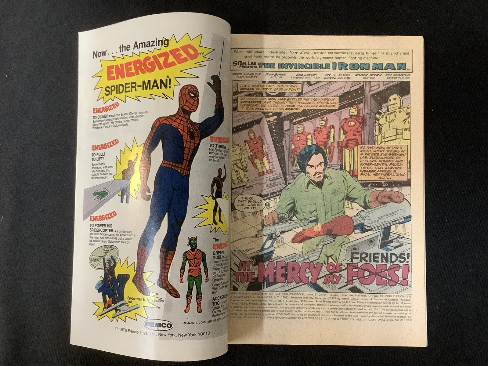 Iron Man #118 (Marvel Comics January 1979) NM- (9.2) Michelinnie/Layton