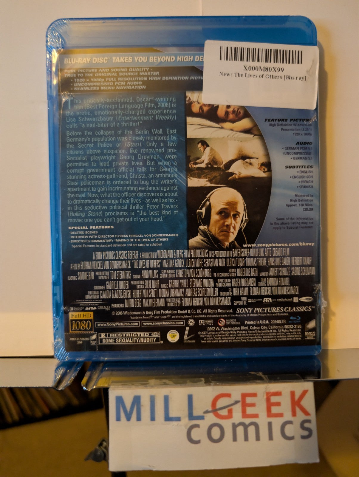 The Lives of Others, Academy Award Winner (Blu-Ray) Brand New SEALED -JD