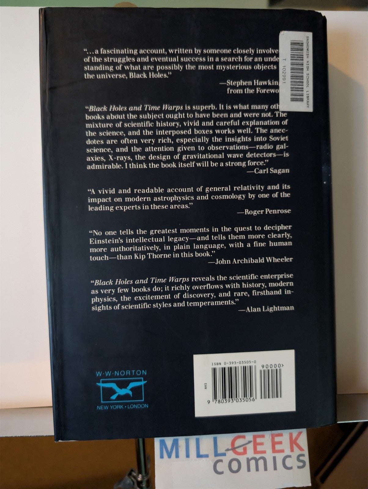 Black Holes & Time Warps / Wrinkles in Time, Thorne & Smoot, HC -JD