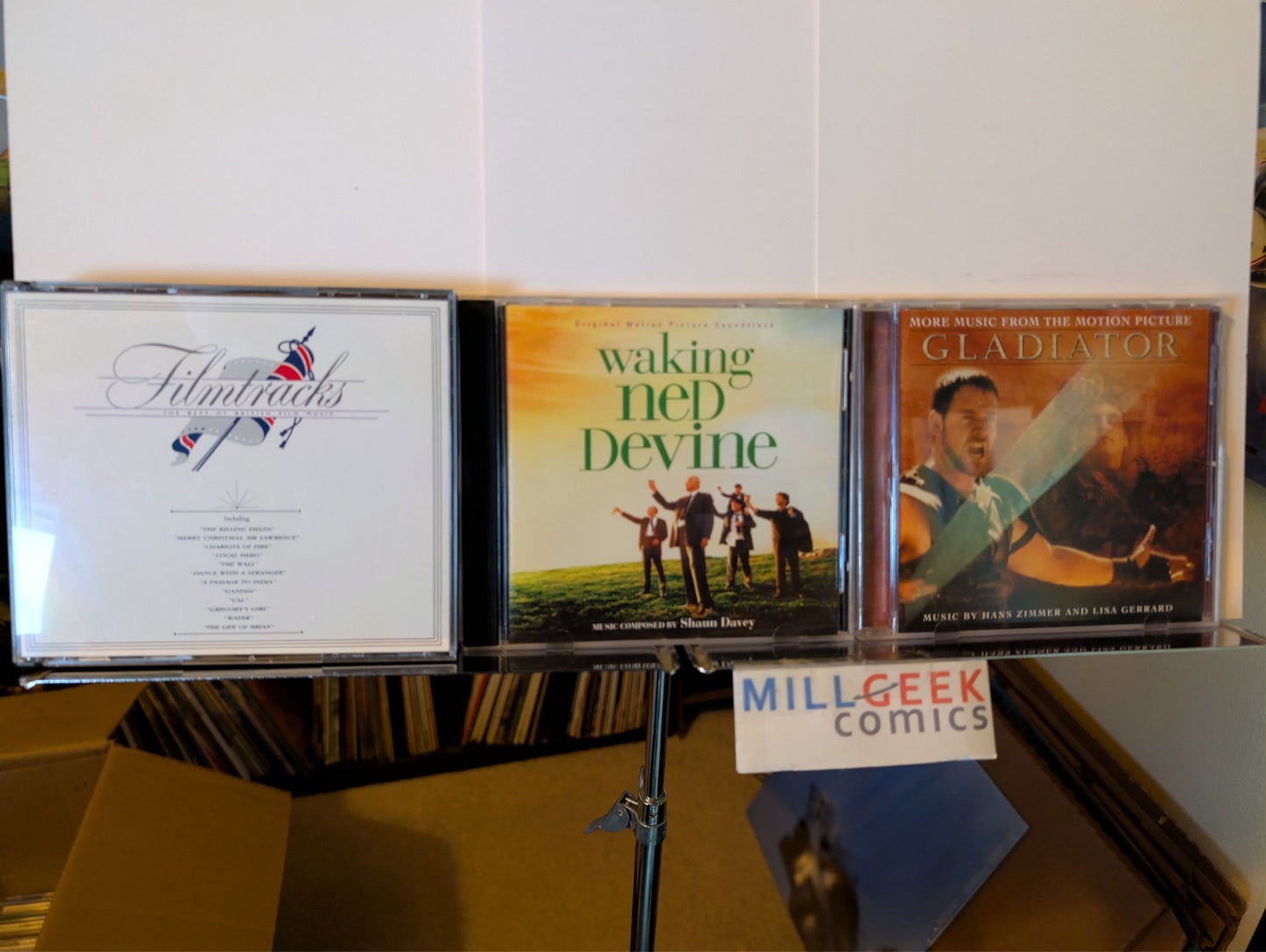 Movie Soundtrack 3 CD Lot (British Films, Waking Ned Devine, Gladiator) -JD