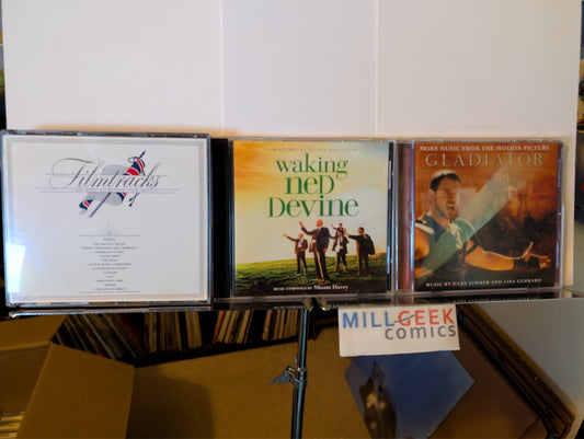 Movie Soundtrack 3 CD Lot (British Films, Waking Ned Devine, Gladiator) -JD