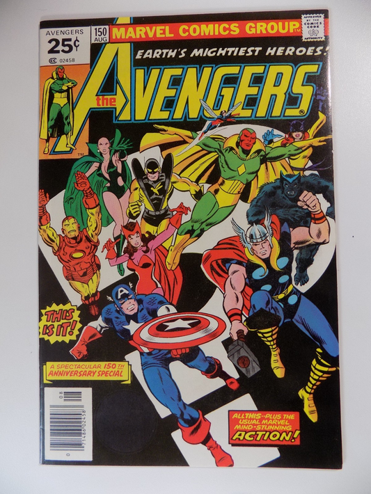 Avengers #150 Marvel Comic August 1976 Very Fine/Near Mint