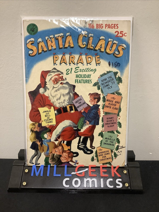 Santa Claus Parade (1952) Fine (6.0) 116 Big Pages! 21 Holiday Stories