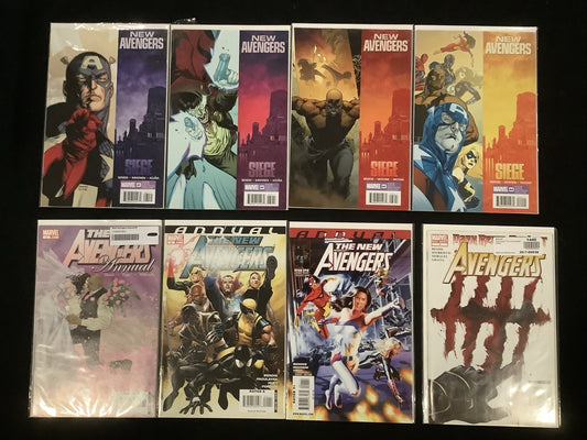 New Avengers #61-64 + Annuals #1-3 + Dark Reign The List #1 Avengers Comic Lot
