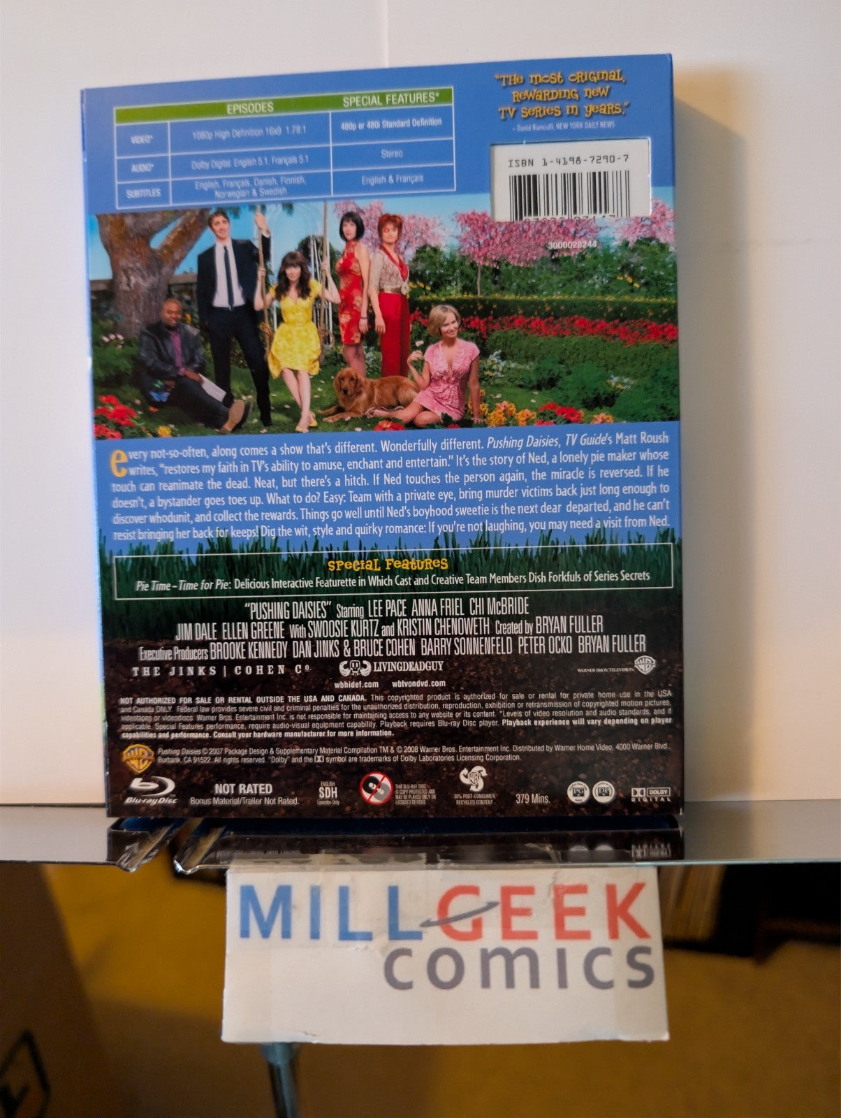 Pushing Daisies, Complete Series Season 1 & 2 (Blu-Ray) Like New -JD