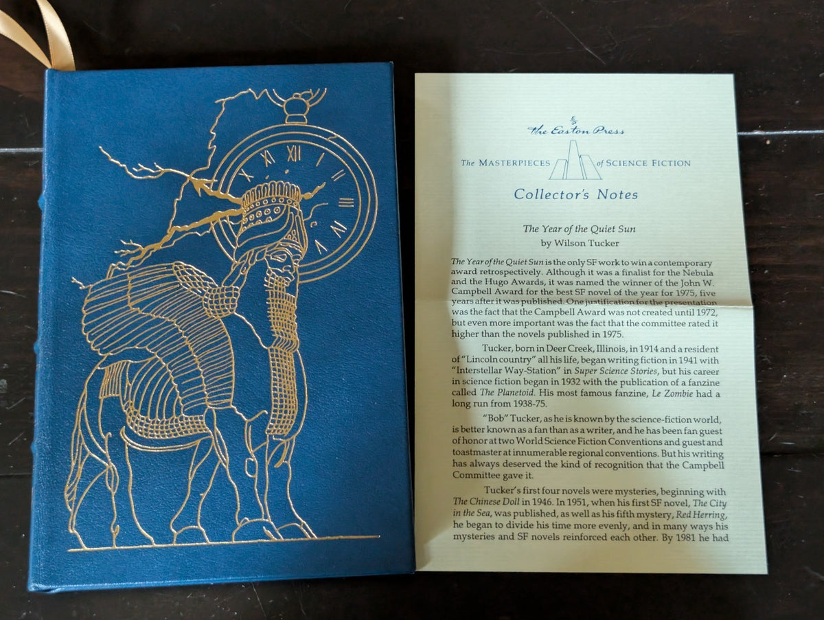 Year of the Quiet Sun, Wilson Tucker, Easton Press Leather Bound Collector's -JD