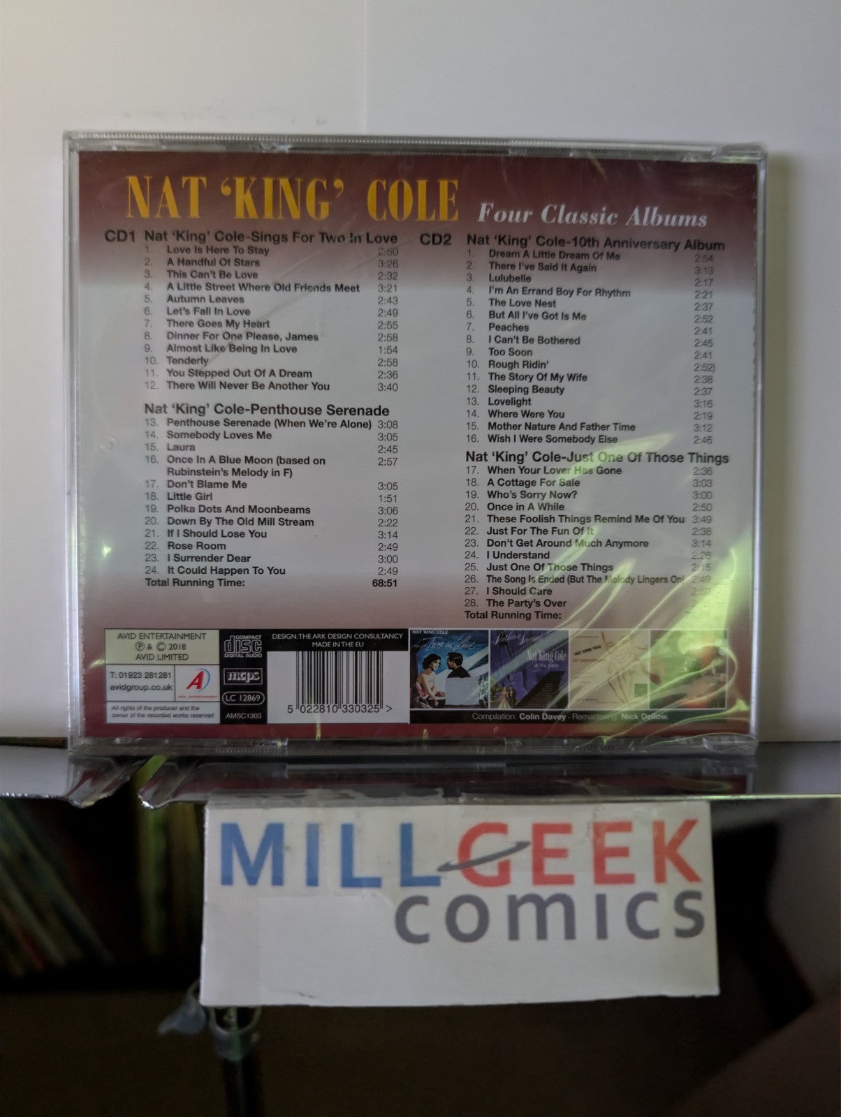 Nat King Cole, 5 CDs (After Midnight, Sings for Two, Penthouse Serenade)-JD
