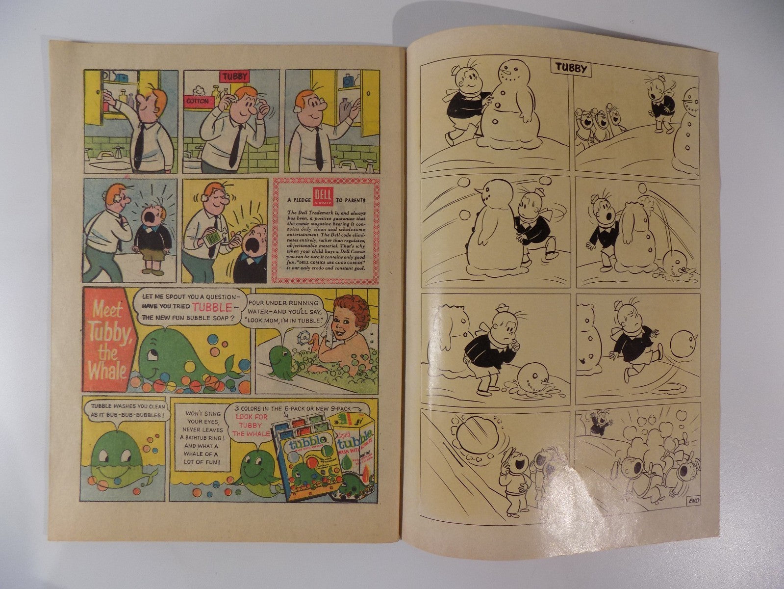 Marge's Tubby #49 Final Issue! Dell Comic Dec.- Feb. 1962 Fine+