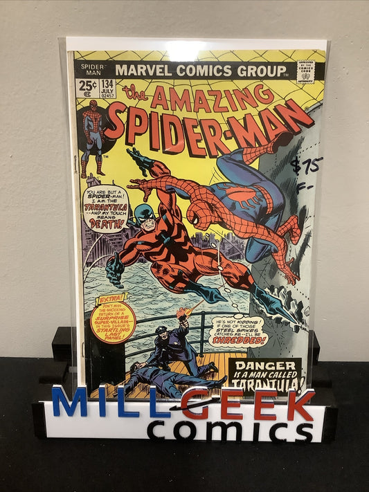 Amazing Spider-Man #134 (1975) F- (5.5) 1st Tarantula, Marvel Value Stamp