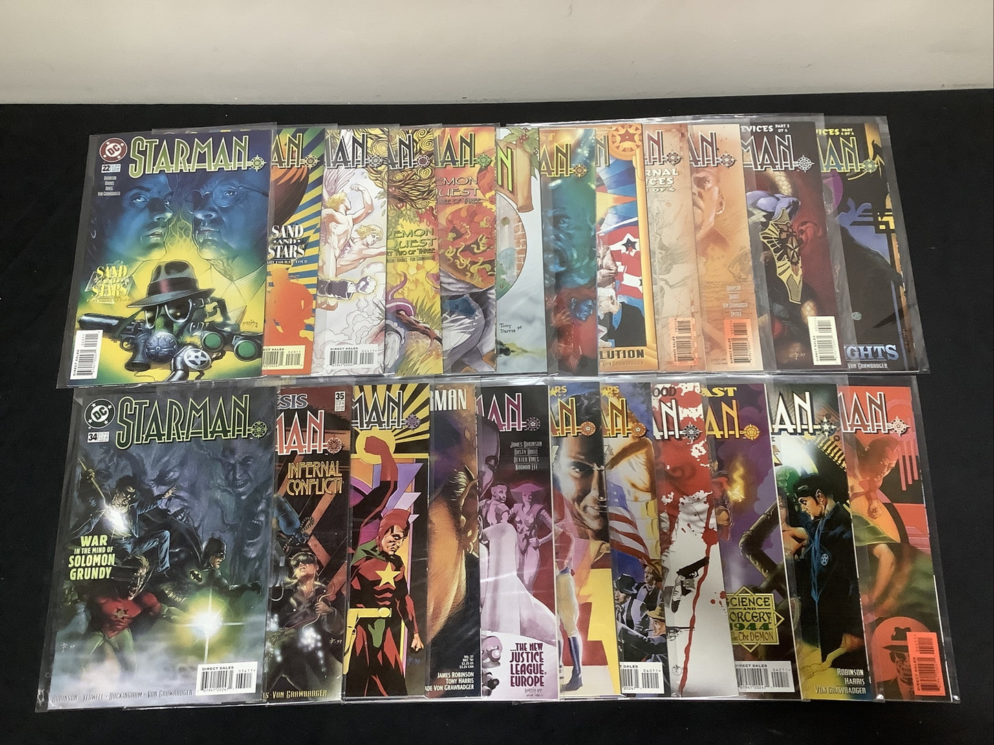 Starman #22-44 comic lot (vol.2 1994) Jack Knight