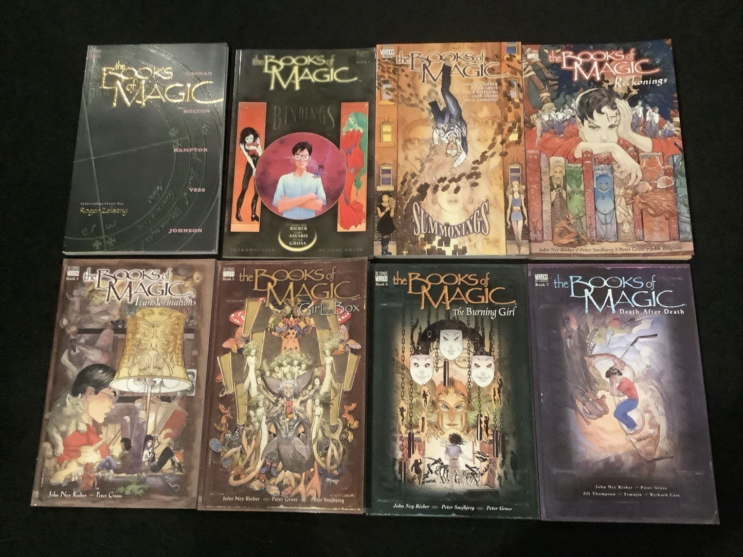 Books of Magic Trade Paperback Bundle: Series One Vol.1, Series 2 Vol. 1-7