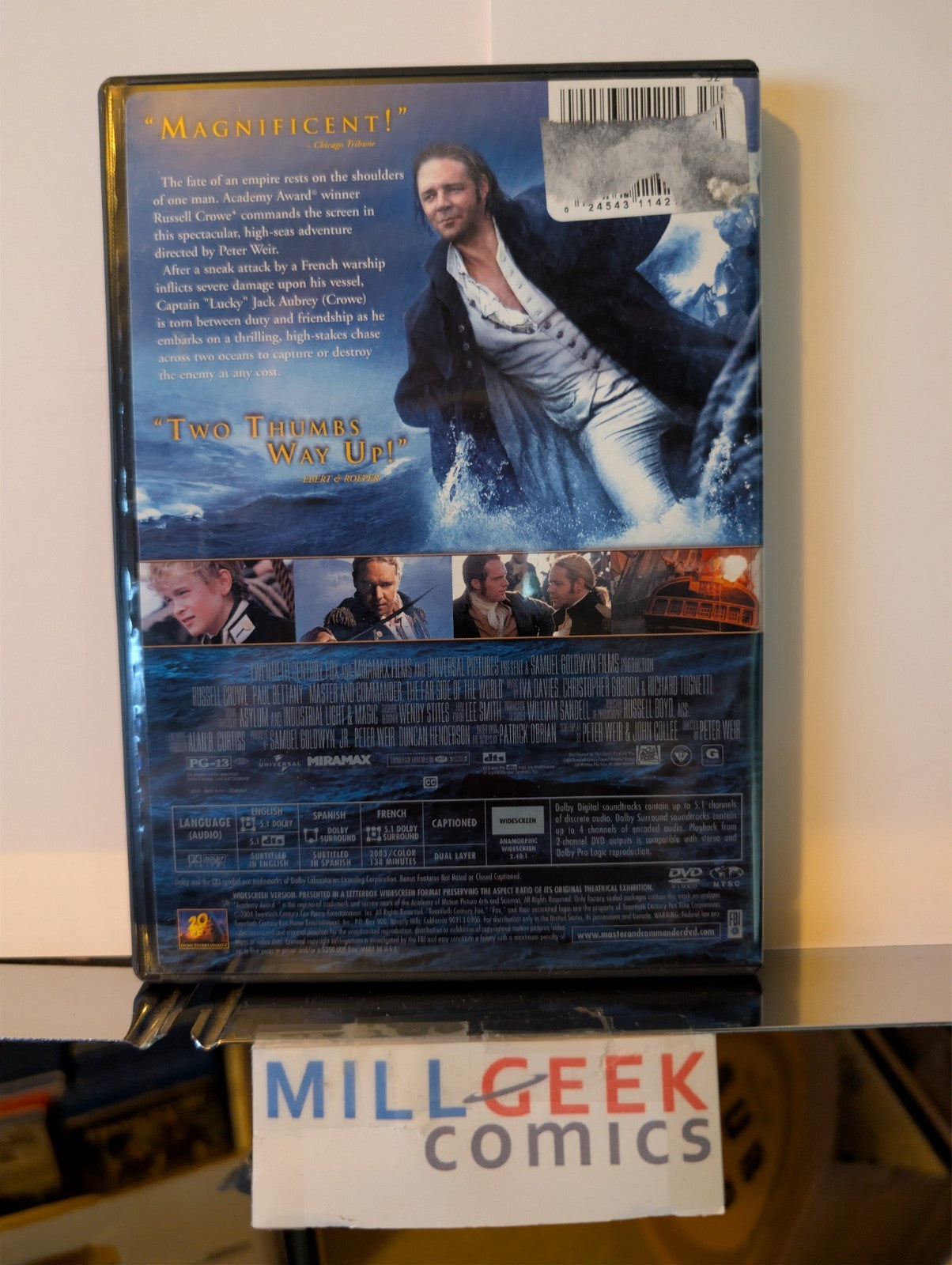 Amistad / Master and Commander, 2 Academy Award Winning Movies (DVD) -JD