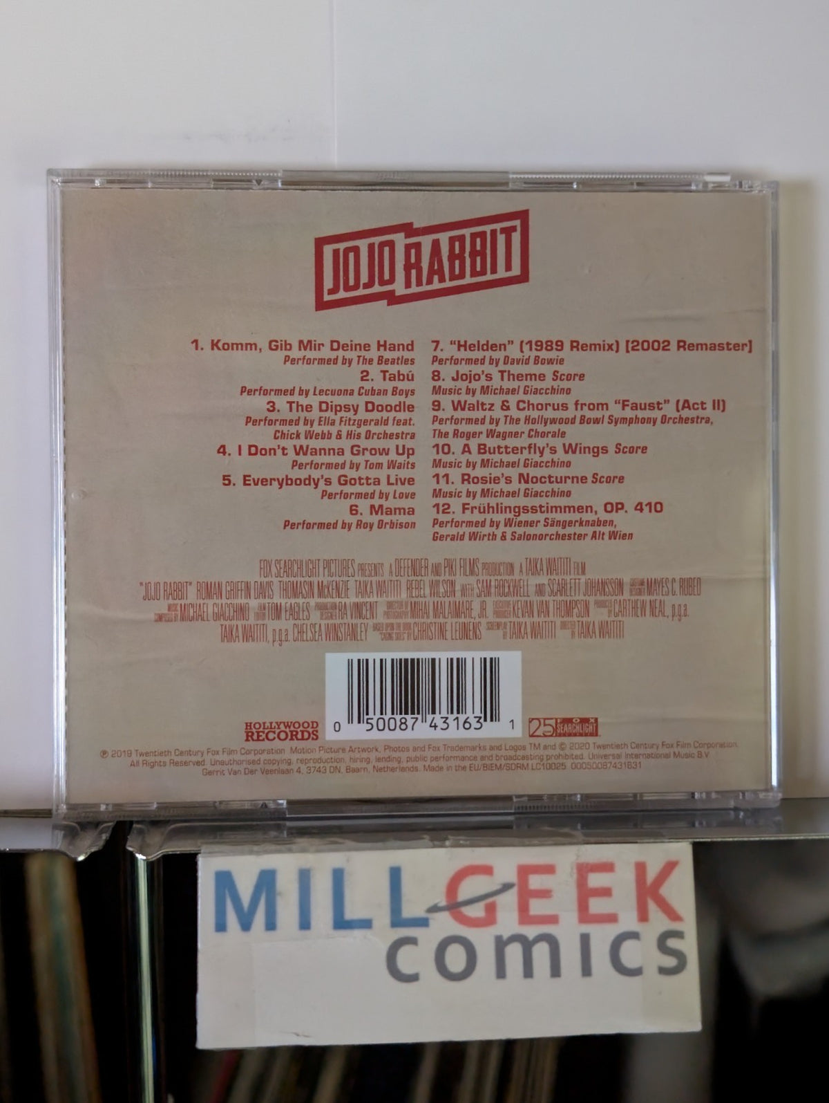 Jojo Rabbit - Original Motion Picture Soundtrack CD, Michael Giacchino -JD