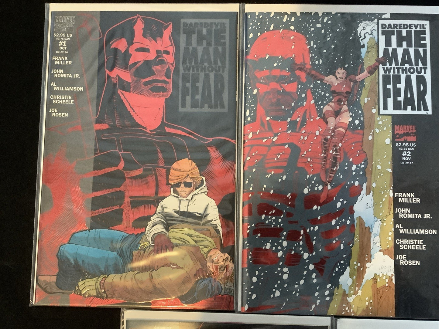 Daredevil the Man Without Fear #1-5 Complete Comic Set, Marvel, Miller/Romita Jr