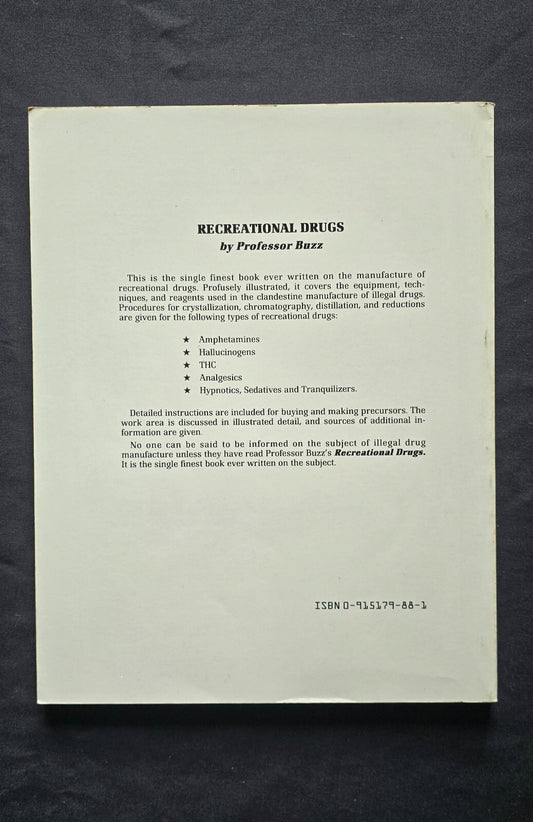 Recreational Drugs by Professor Buzz (1989, PC) - Educational Reference - JD