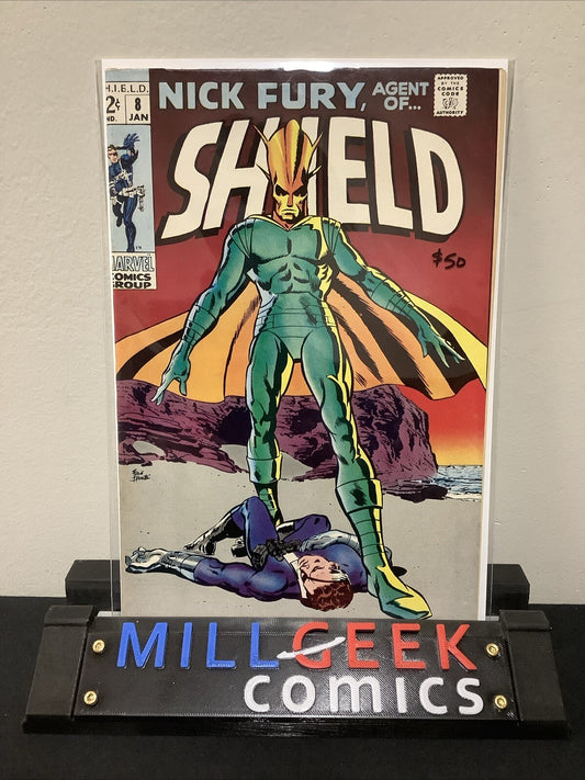Nick Fury Agent of Shield #8 (Marvel Comics January 1969) VF- (7.5) Stan Lee