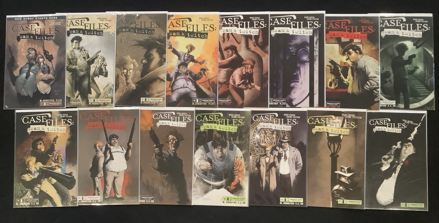 Case Files Sam & Twitch #7-20 Comic Lot, Image Comics, M. Andreyko P. Lee