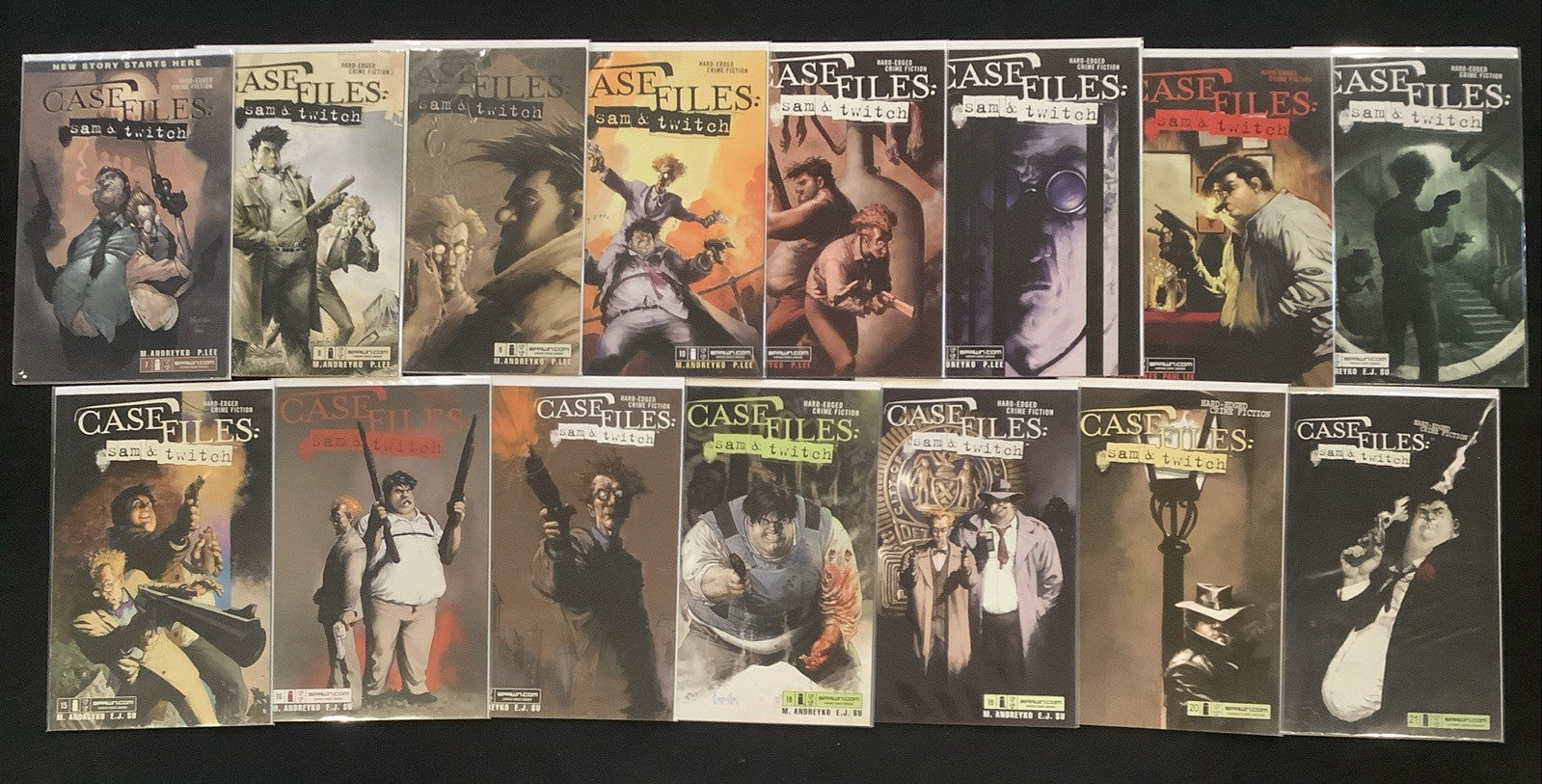 Case Files Sam & Twitch #7-20 Comic Lot, Image Comics, M. Andreyko P. Lee